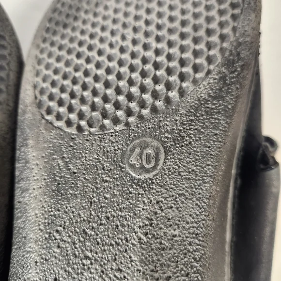 NAOT Women's Sandal 9 EU 40 Black Leather Comfort Casual Slip On Open Toe Shoe - Picture 6 of 10